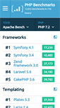 Mobile Screenshot of phpbenchmarks.com